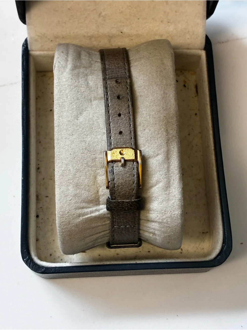 Vintage Movado 18mm Rectangular Ladies Watch 87-24-437 New Battery